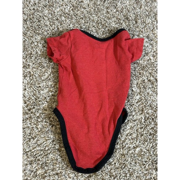 Disney Baby Mickey Mouse Pluto Red Short Sleeve Bodysuit 3–6 Months - Picture 6 of 8